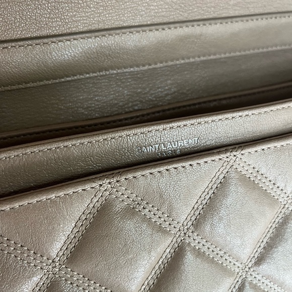 Saint laurent Becky quilted shoulder bag - Picture 7 of 9